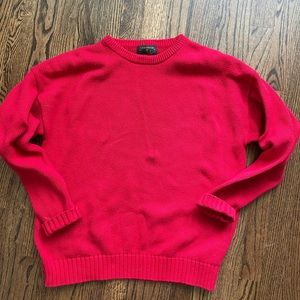 Cute red oversized sweater